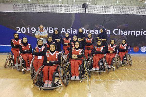تیم ملی بسکتبال با ویلچر بانوان ایران در جایگاه پنجم آسیا ایستاد